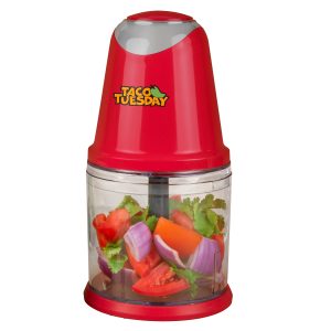 Taco Tuesday 2-Speed Salsa & Guacamole Chopper. 2 Cup Capacity