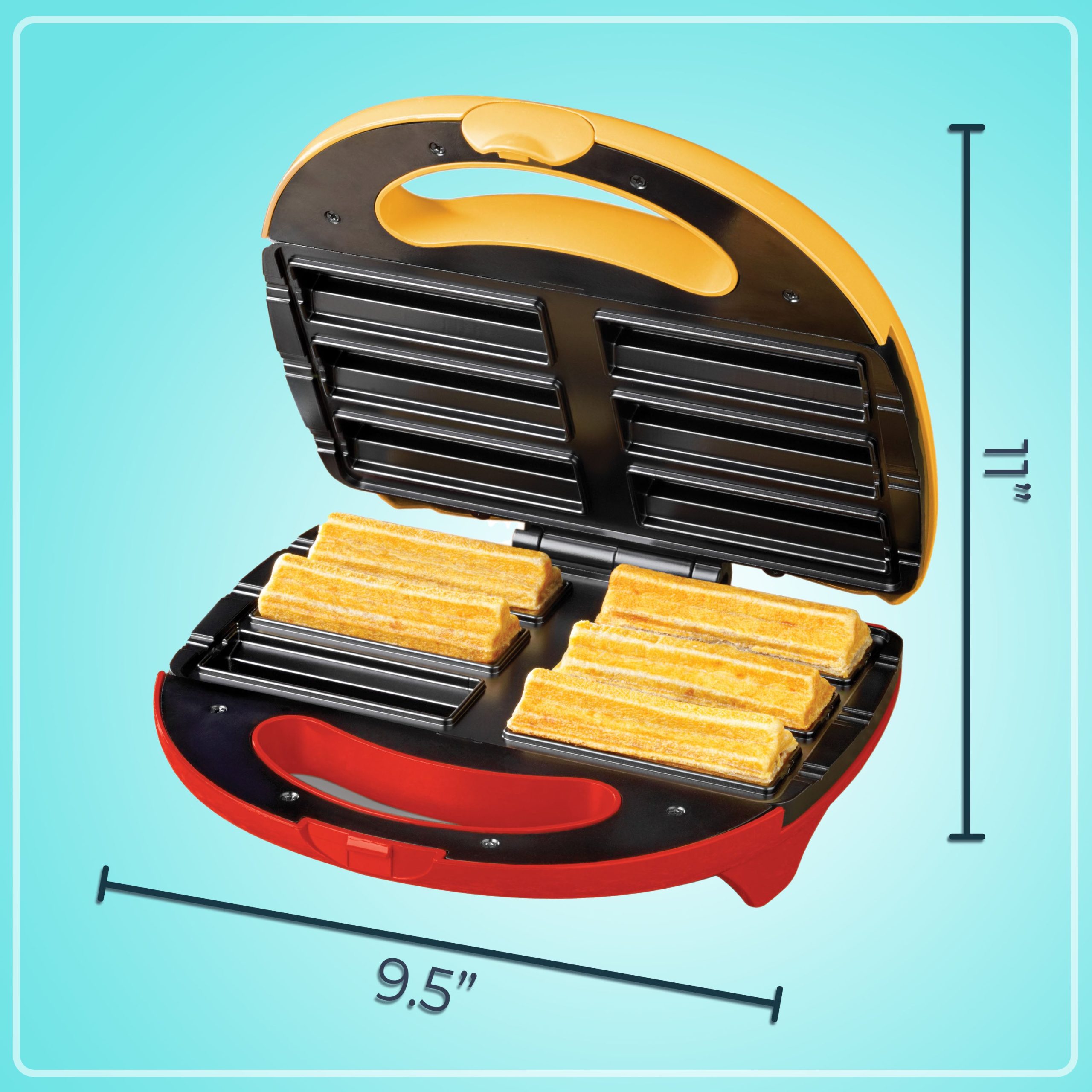 Taco Tuesday Electric Churro Maker. Red and Yellow - Image 6