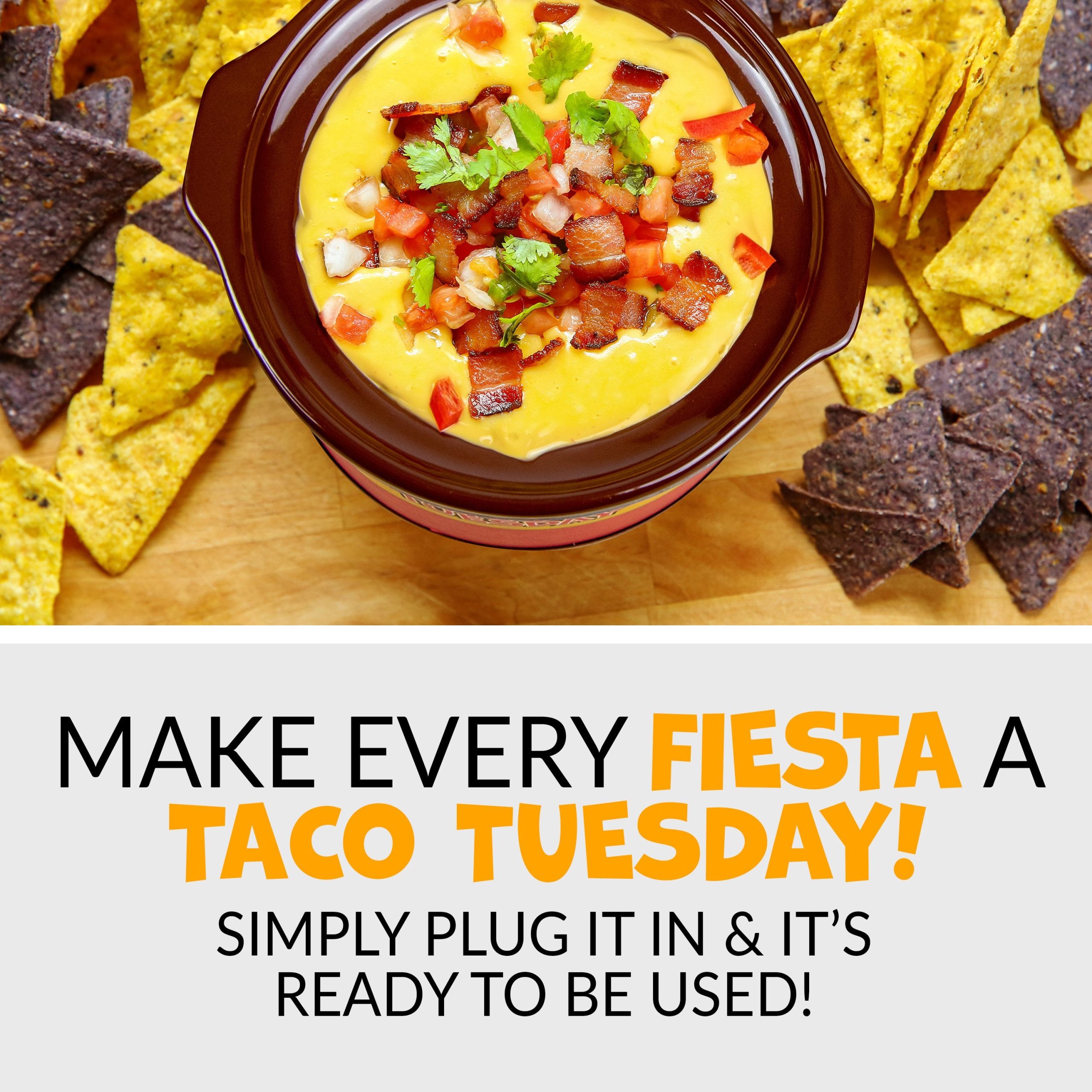 Taco Tuesday Two 0.65-Quart Mini Fiesta Dippers - Image 4