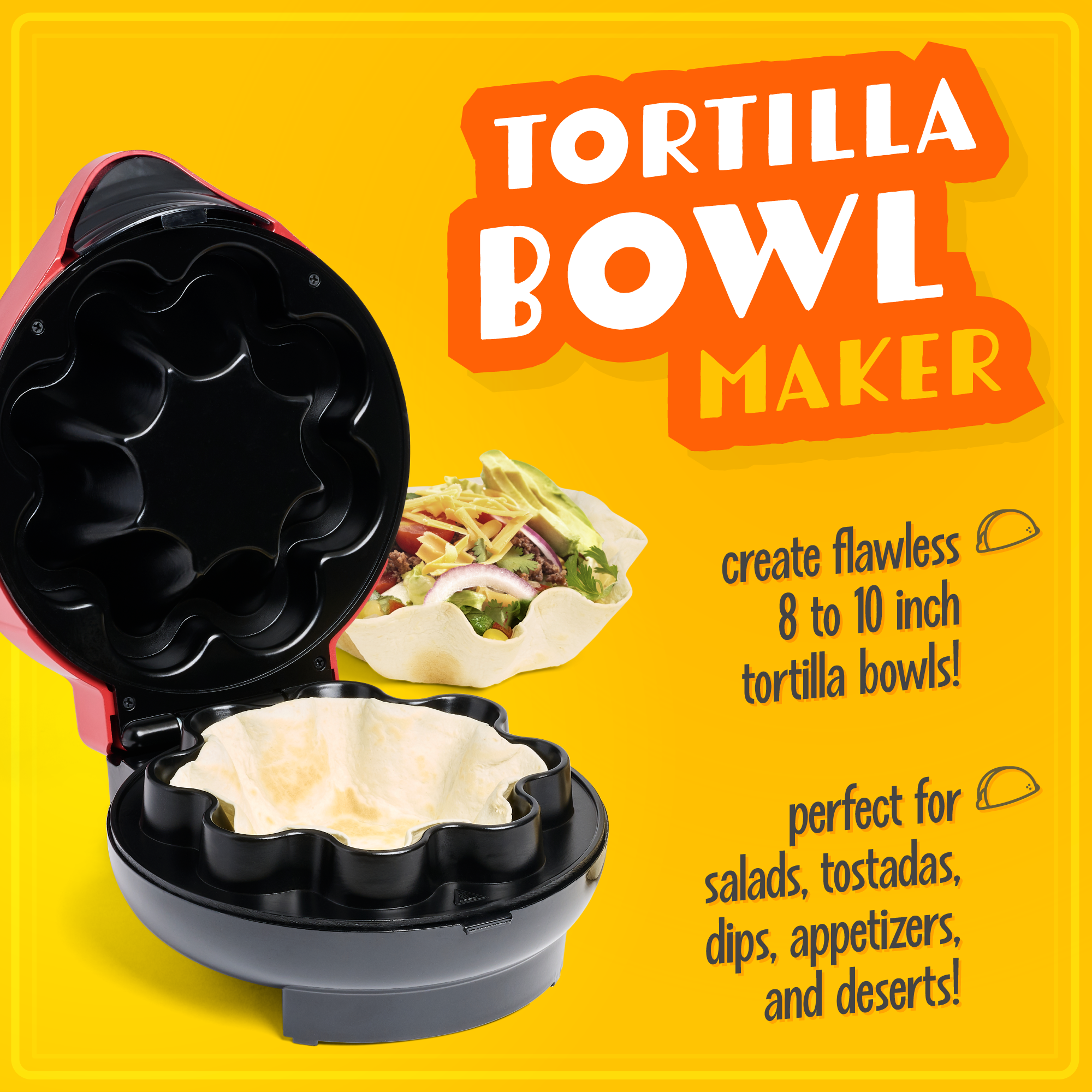 Taco Tuesday Baked Tortilla Bowl Maker - Image 3