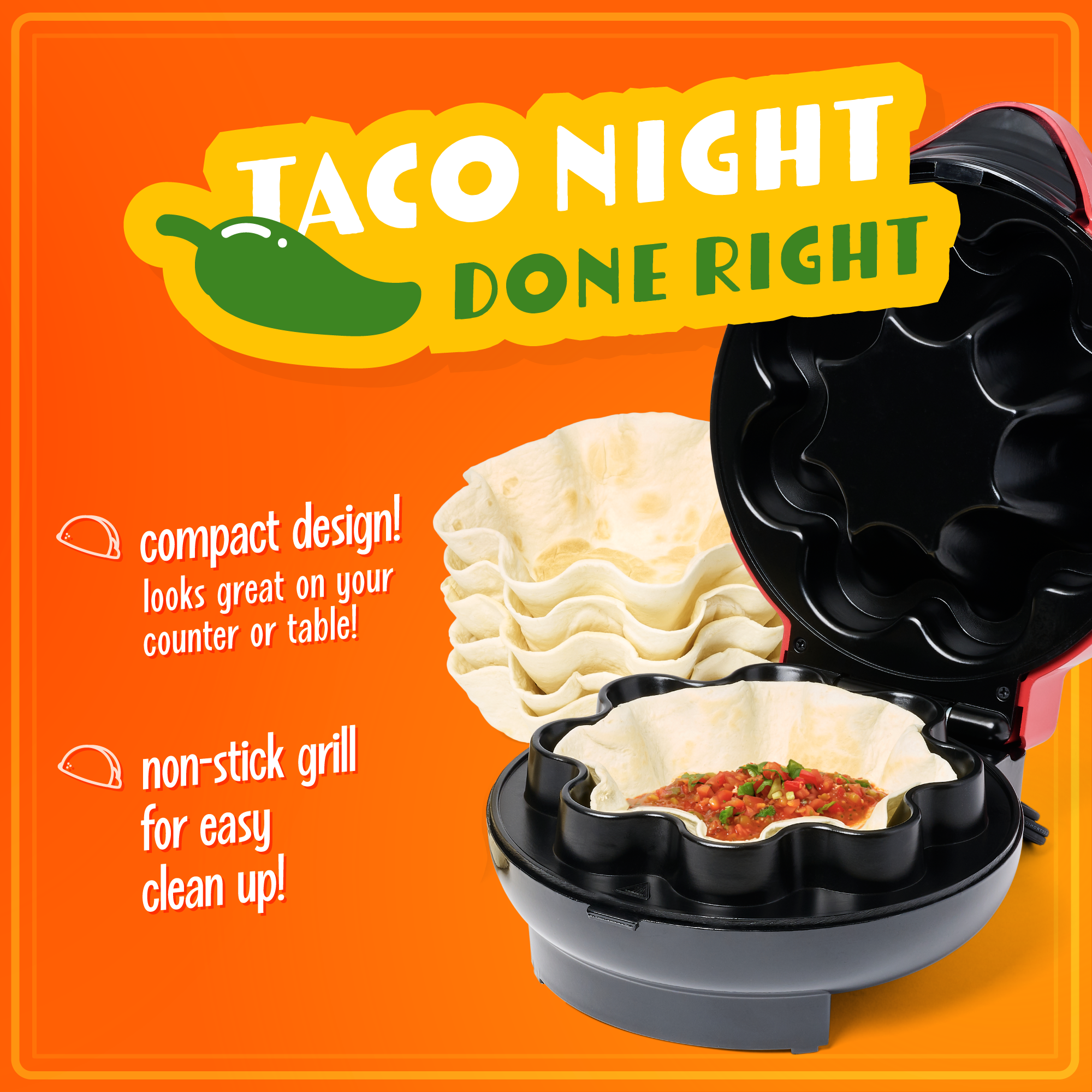 Taco Tuesday Baked Tortilla Bowl Maker - Image 5