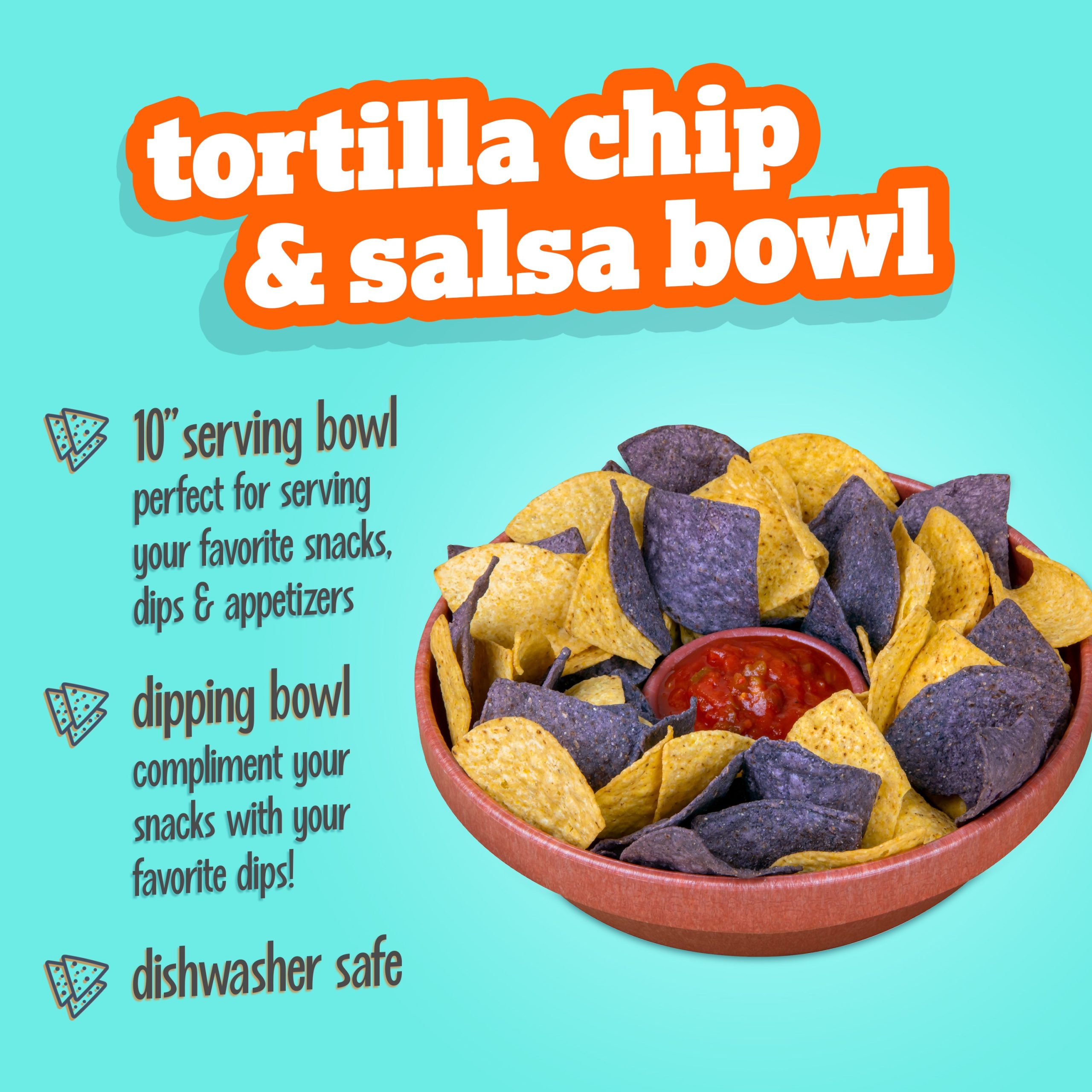 Taco Tuesday Tortilla Chip & Salsa Bowl - Image 2