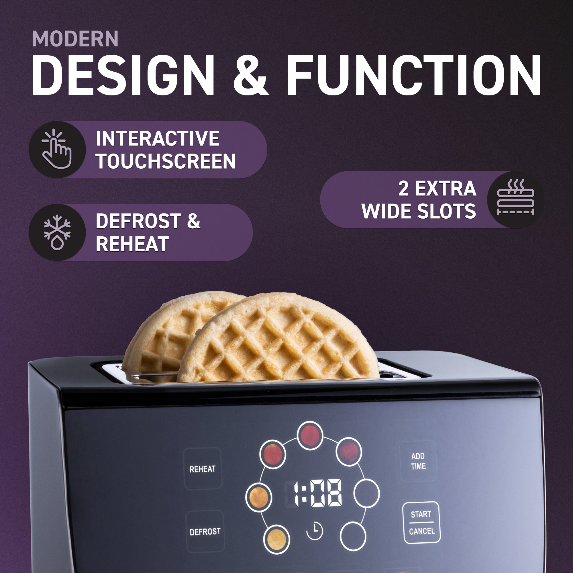 Inspirex Interactive Touchscreen Automatic Toaster - Image 4